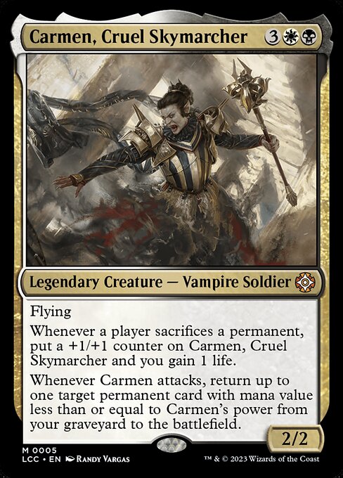 Carmen, Cruel Skymarcher 5