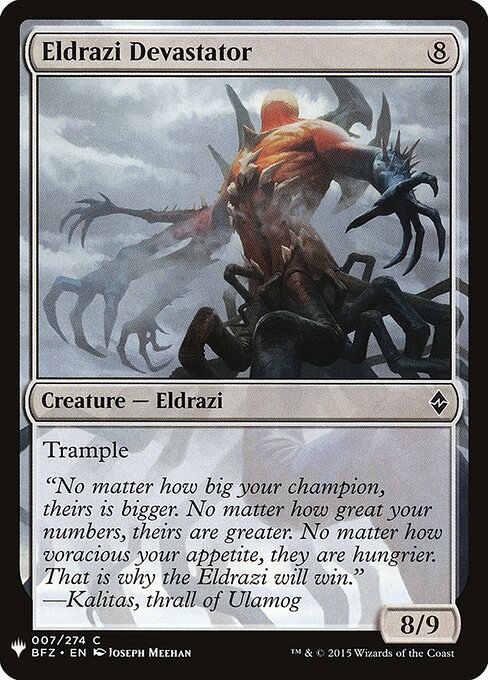 Eldrazi Devastator BFZ-7