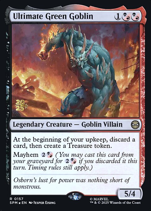 Ultimate Green Goblin 157s