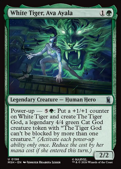 White Tiger, Ava Ayala 196