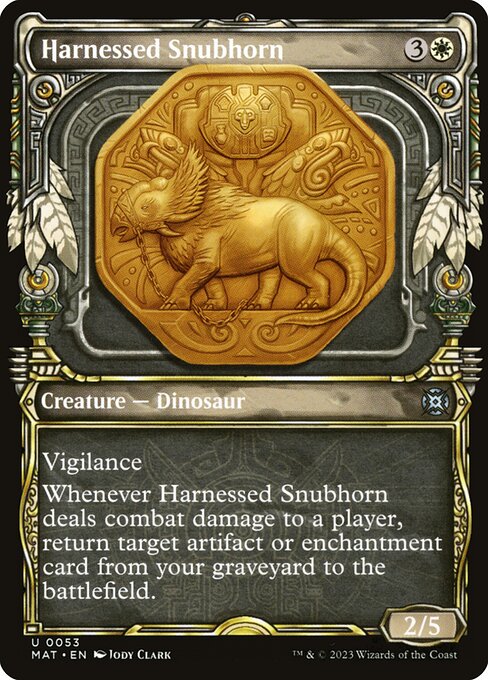 Harnessed Snubhorn 53