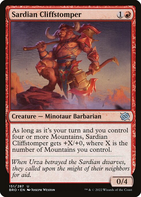 Sardian Cliffstomper 151