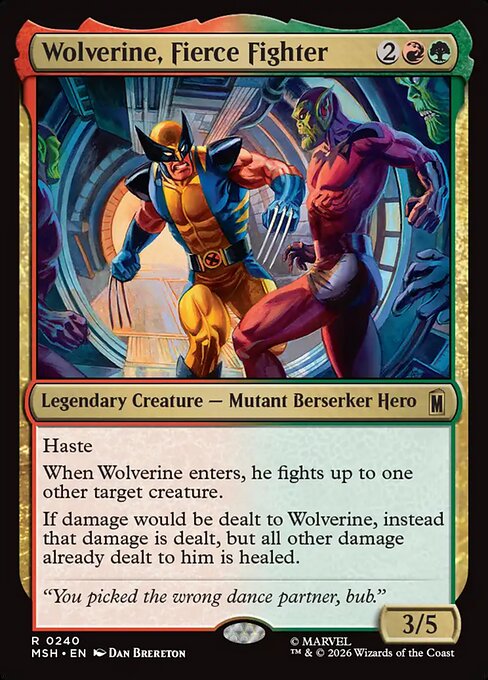 Wolverine, Fierce Fighter 240
