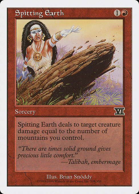 Spitting Earth 208