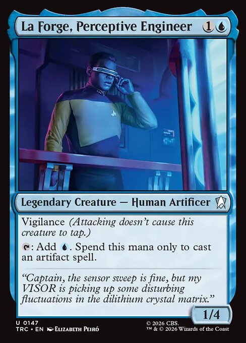 La Forge, Perceptive Engineer 147