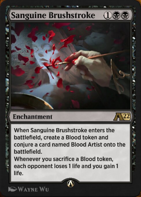 Sanguine Brushstroke 32
