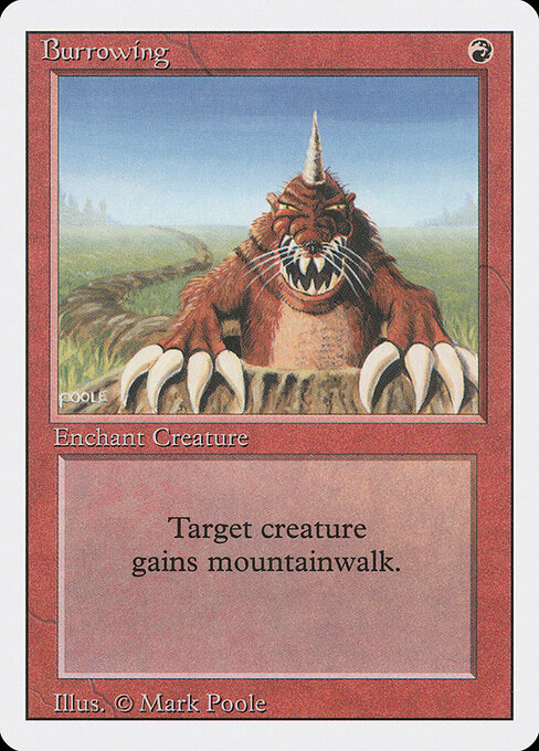 Burrowing 140