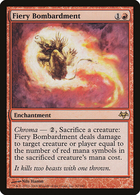 Fiery Bombardment 52
