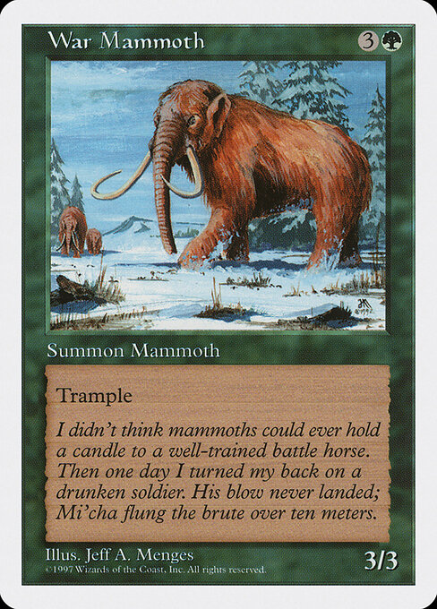 War Mammoth 340