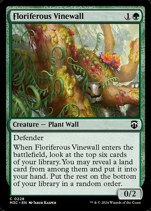 Floriferous Vinewall 228