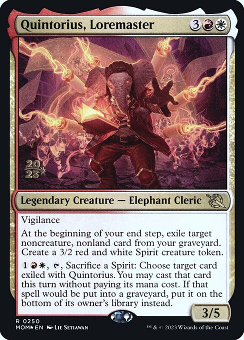 Quintorius, Loremaster 250s