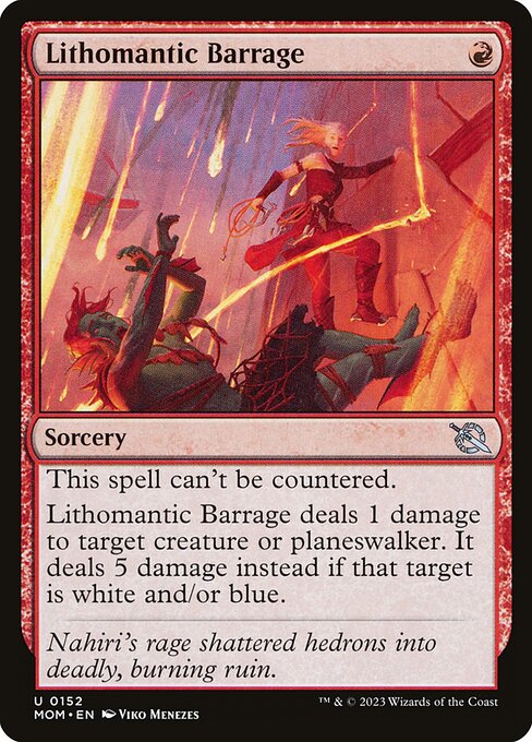 Lithomantic Barrage 152