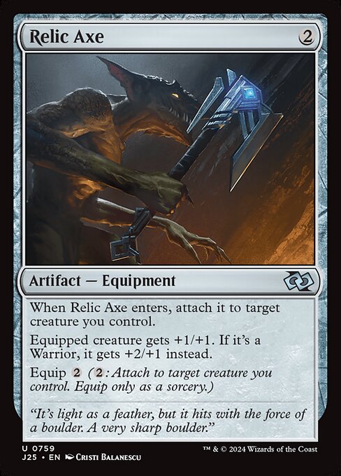 Relic Axe 759