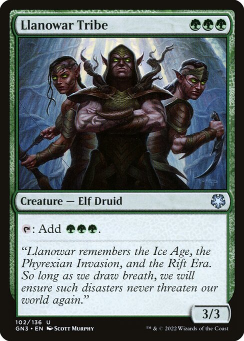 Llanowar Tribe 102