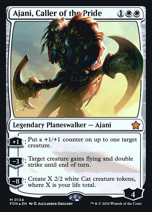 Ajani, Caller of the Pride 134s