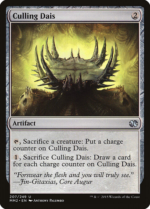 Culling Dais 207
