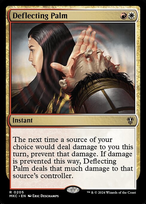 Deflecting Palm 205