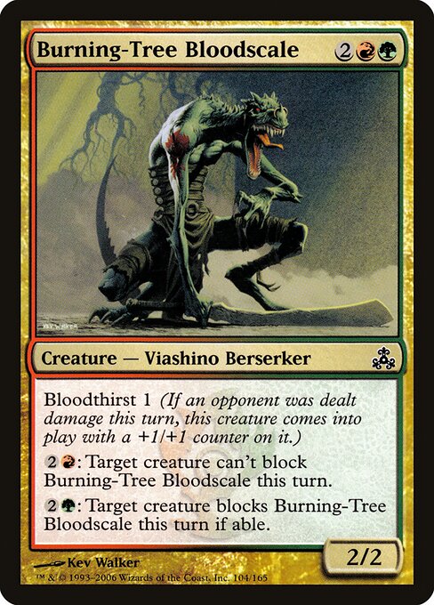 Burning-Tree Bloodscale 104