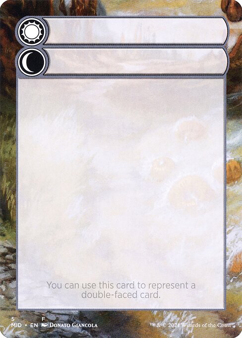 Double-Faced Substitute Card 5