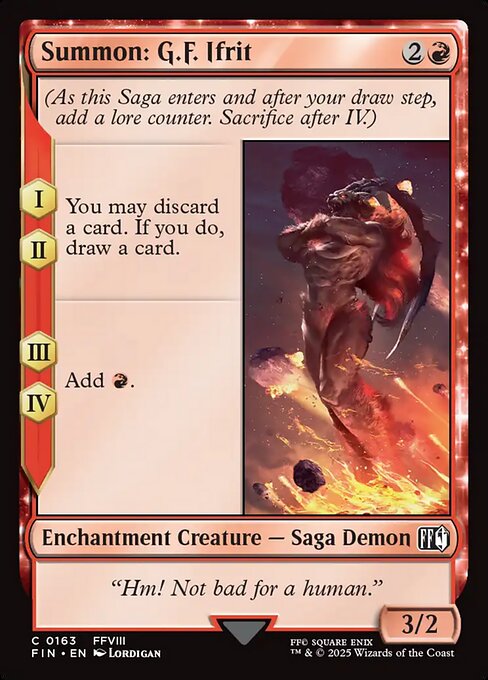 Summon: G.F. Ifrit 163