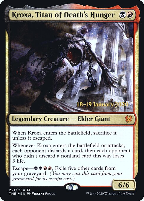 Kroxa, Titan of Death's Hunger 221s