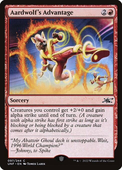 Aardwolf's Advantage 97