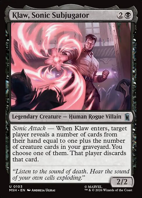 Klaw, Sonic Subjugator 103