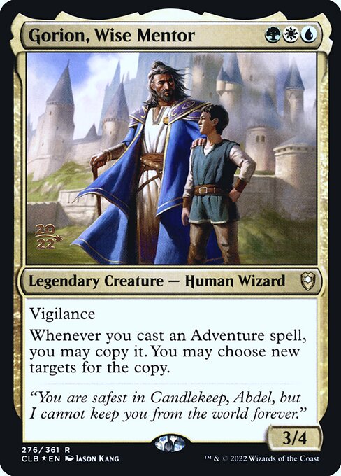 Gorion, Wise Mentor 276s