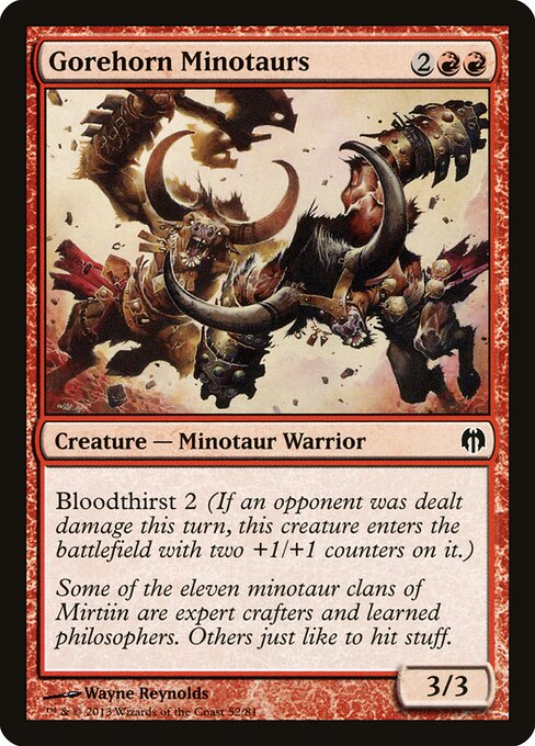 Gorehorn Minotaurs 52