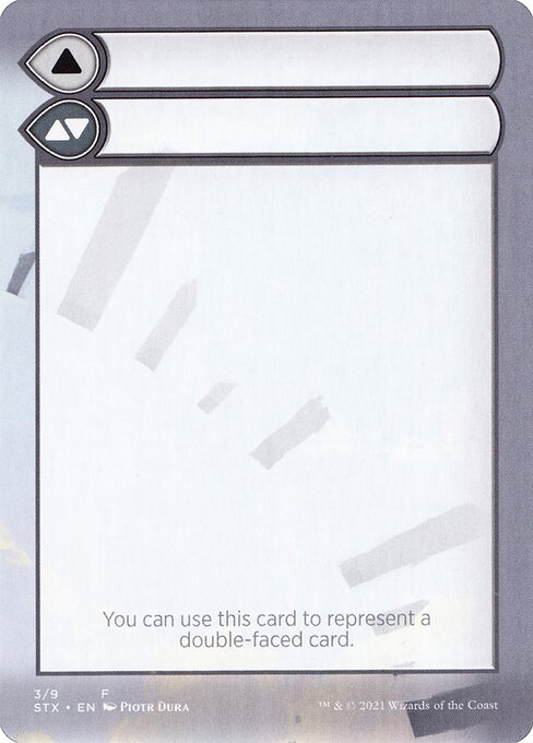 Double-Faced Substitute Card 3