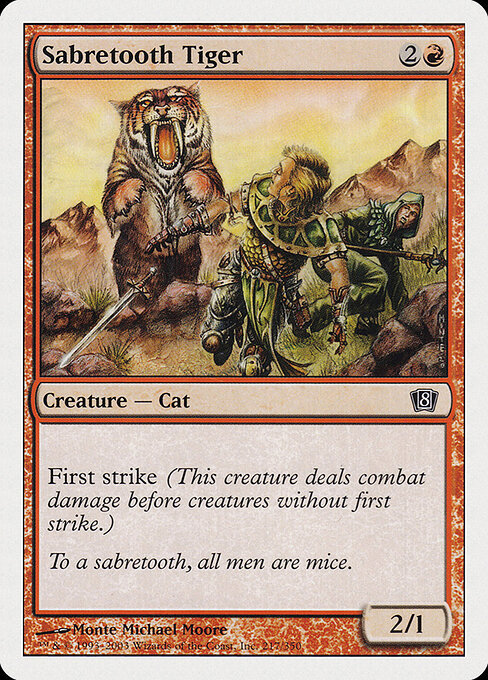Sabretooth Tiger 217