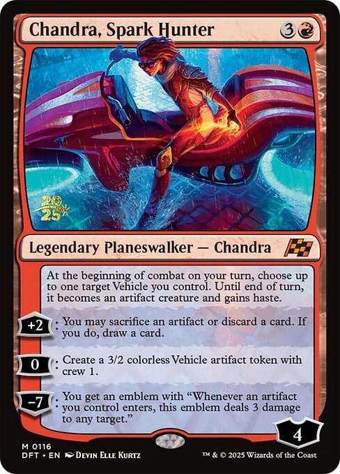 Chandra, Spark Hunter 116s