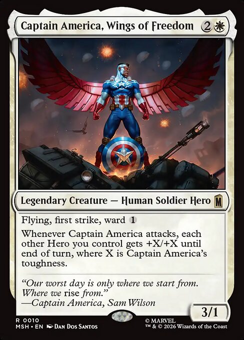 Captain America, Wings of Freedom 10
