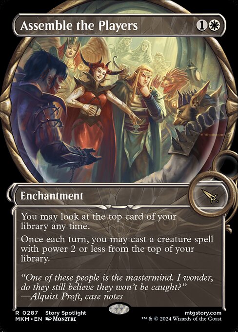 Assemble the Players 287