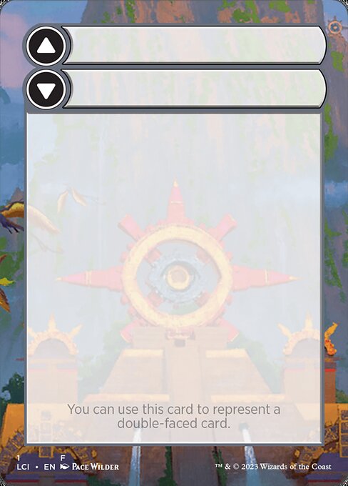 Double-Faced Substitute Card 1