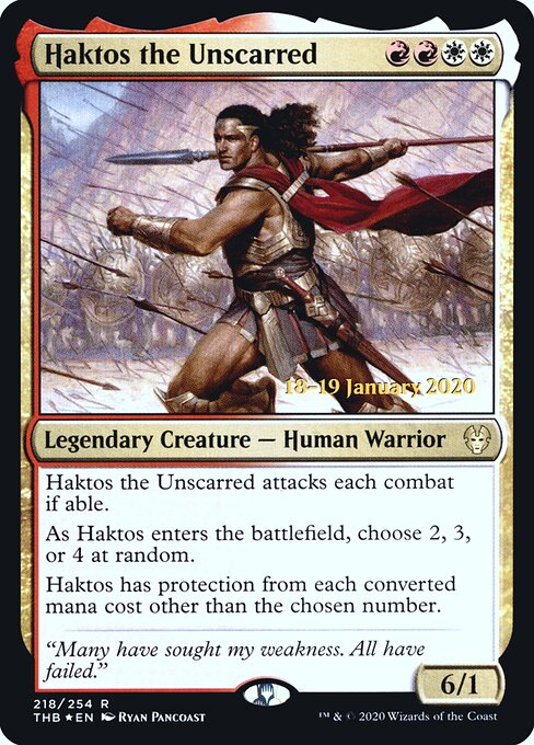 Haktos the Unscarred 218s