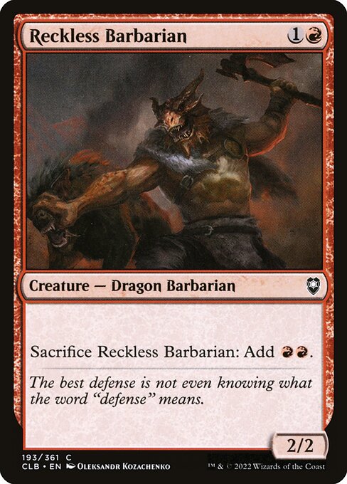 Reckless Barbarian 193