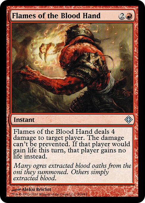Flames of the Blood Hand B16