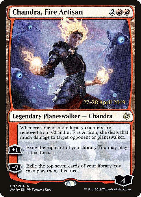 Chandra, Fire Artisan 119s