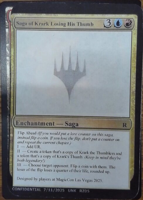Saga of Krark Losing His Thumb RZ05m