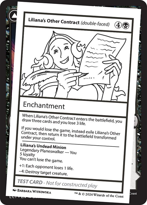Liliana's Other Contract // Liliana's Undead Minion 548