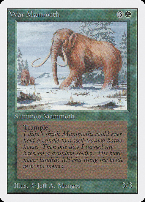 War Mammoth 228