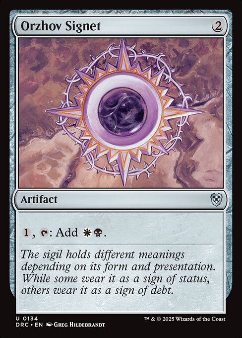 Orzhov Signet 134