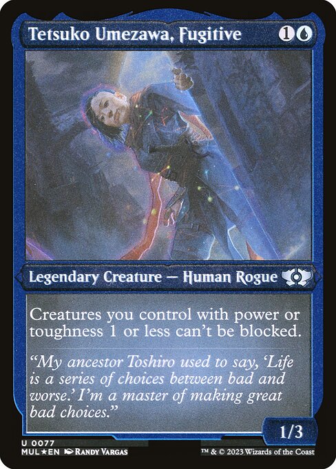 Tetsuko Umezawa, Fugitive 77