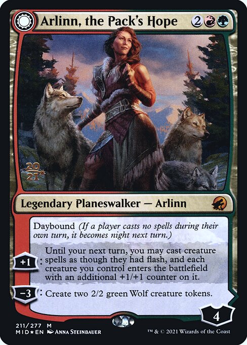 Arlinn, the Pack's Hope // Arlinn, the Moon's Fury 211s