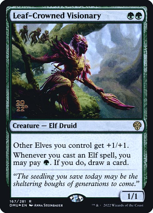 Leaf-Crowned Visionary 167s