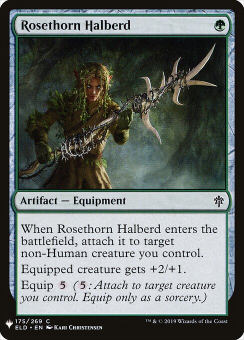 Rosethorn Halberd ELD-175