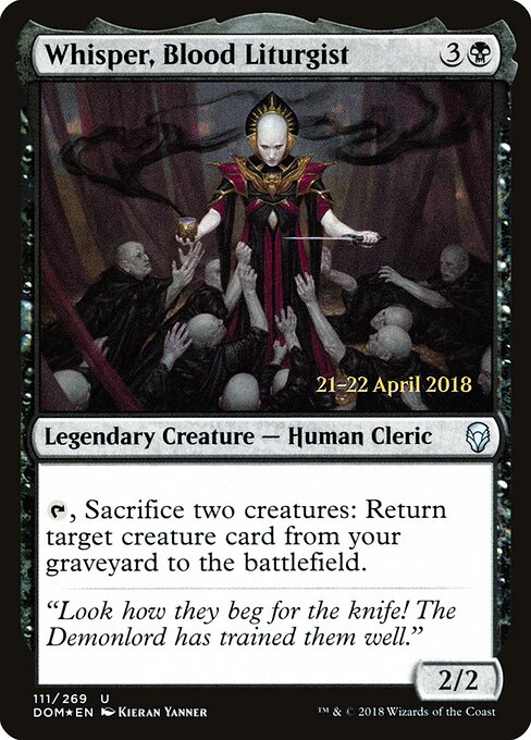 Whisper, Blood Liturgist 111s