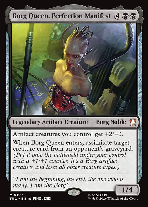 Borg Queen, Perfection Manifest 197