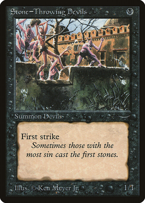 Stone-Throwing Devils 33†